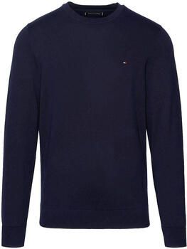 Tommy Hilfiger Blauwe Crew-Neck Sweater met Vlag Borduurwerk Blue Heren - Foto 6