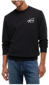 Tommy Jeans regular fit trui met logo zwart - Foto 4