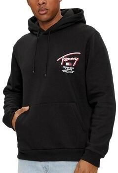 Tommy Hilfiger Reg 3D Street Tj Ext Hoodie Black Heren