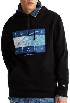 Tommy Hilfiger Flag DNA Sweatshirt Urban Stijl Black Heren - Foto 3