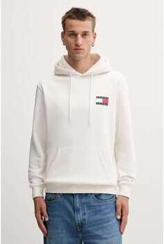 TOMMY JEANS Sweatshirt TJM REG ESSENTIAL FLAG HOOD EXT met bedrukte merklogo op borsthoogte - Foto 6