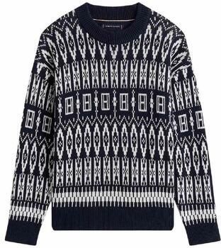 Tommy Hilfiger Kids Regular fit gebreide pullover van katoenmix model 'FAIRISLE'