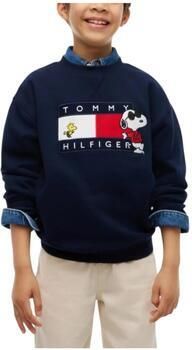 Tommy Hilfiger x Peanuts Snoopy sweater donkerblauw Printopdruk - Foto 4