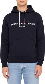 Tommy Hilfiger Blauwe Biologisch Katoenen Hoodie Blue Heren