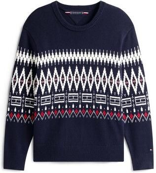 Tommy Hilfiger Sweater Placed Fairisle Wool