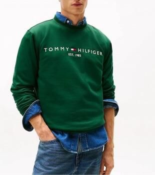 Tommy Hilfiger Sweatshirt TOMMY LOGO SWEATSHIRT met ronde hals en borduursel - Foto 3