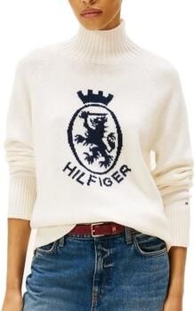Tommy Hilfiger Regular fit gebreide pullover van een mix van wol en katoen