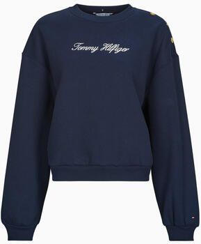 Tommy Hilfiger Sweaters GOLD BTN SCRIPT FLEECE SWTSRT
