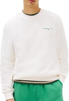 Tommy Jeans Regular fit sweatshirt van katoenmix model 'LINEAR CREW' - Foto 3