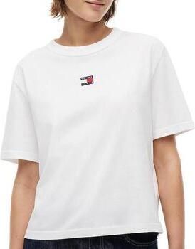 TOMMY JEANS Dames Tops & T-shirts Tjw Bxy Badge Tee Ext Gebroken Wit - Foto 6