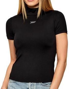 TOMMY JEANS Shirt met korte mouwen TJW SLIM SILVER SCRIPT MOCK SS - Foto 6
