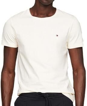 TOMMY HILFIGER Heren Polo's & T-shirts Stretch Slim Fit Tee Beige - Foto 2