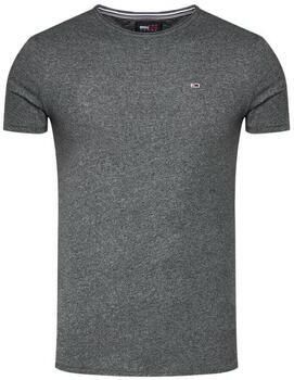 TOMMY JEANS T-shirt TJM SLIM JASPE C NECK Classics slim fit met merklabel