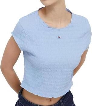 TOMMY JEANS Dames Tops & T-shirts Tjw Slim Smock Tee Blauw