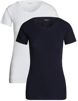 Tommy Hilfiger Underwear T-shirt met geborduurd logo (set 2-delig 2 stuks)