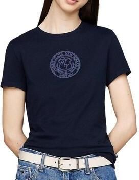 Tommy Jeans T-shirt met logo donkerblauw