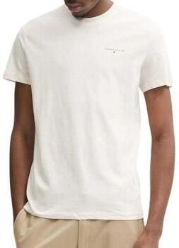 Tommy Jeans Regular fit T-shirt van puur katoen met labelprint