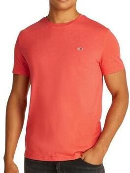 TOMMY JEANS Heren Polo's & T-shirts Tjm Xslim Jaspe Htr Tee Ext Koraal - Foto 3