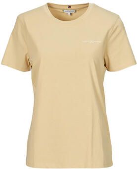 Tommy Hilfiger Shirt met ronde hals 1985 REG MINI CORP LOGO C-NK SS met logo en borduursel