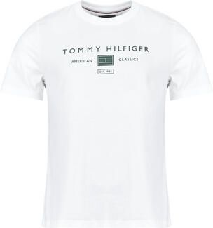 Tommy Hilfiger T-shirt Korte Mouw BRAND LOVE MONO STACK TEE
