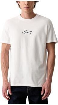 Tommy Jeans regular fit T-shirt met backprint wit - Foto 4