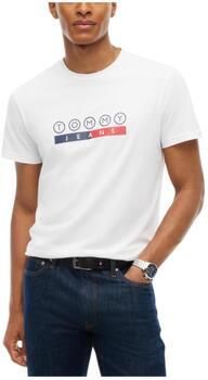 Tommy Jeans regular fit T-shirt van puur katoen met logoprint - Foto 1