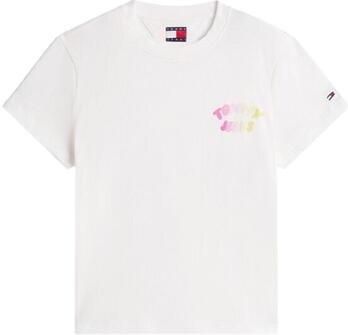 TOMMY JEANS Dames Tops & T-shirts Tjw Reg Tj Bubble Ss Tee Ext Wit - Foto 7