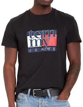 TOMMY JEANS T-shirt TJM RWB FLAG TEE EXT Slim fit met ronde hals - Foto 6