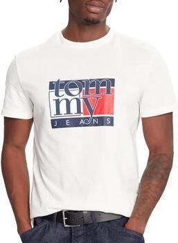 TOMMY JEANS T-shirt TJM RWB FLAG TEE EXT Slim fit met ronde hals - Foto 6