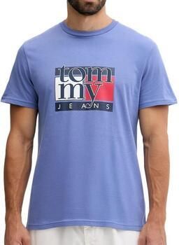 TOMMY JEANS T-shirt TJM RWB FLAG TEE EXT Slim fit met ronde hals - Foto 5