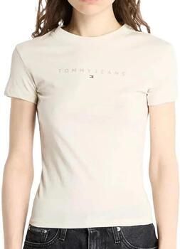 Tommy Hilfiger Overhemd Klassiek T-shirt met logo korte mouw en ronde hals - Foto 4