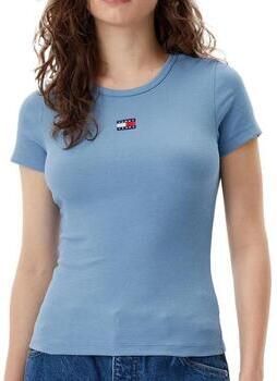 Tommy Jeans T-shirt met labelstitching