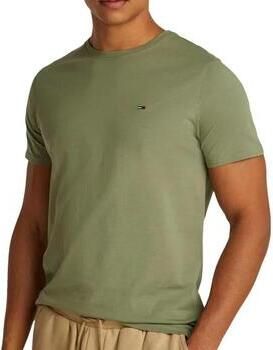 TOMMY JEANS T-shirt TJM ESSENTIAL SOLID TEE met ronde hals en subtiele logo-vlag - Foto 6