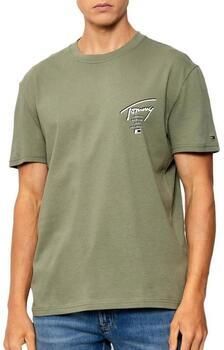 TOMMY JEANS T-shirt TJM SIGN CITY TEE EXT Ronde hals regular fit grote rugprint - Foto 3