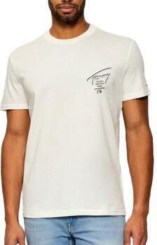 TOMMY JEANS T-shirt TJM SIGN CITY TEE EXT Ronde hals regular fit grote rugprint - Foto 6