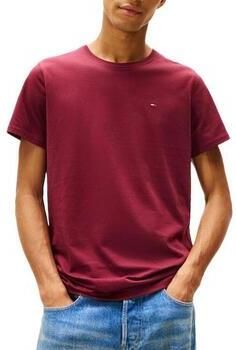 TOMMY JEANS T-shirt TJM ESSENTIAL SOLID TEE met ronde hals en subtiele logo-vlag - Foto 6