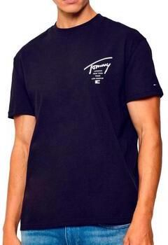 TOMMY JEANS T-shirt TJM SIGN CITY TEE EXT Ronde hals regular fit grote rugprint - Foto 6