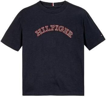 Tommy Hilfiger Shirt met korte mouwen MONOTYPE EMBROIDERED REG TEE SS