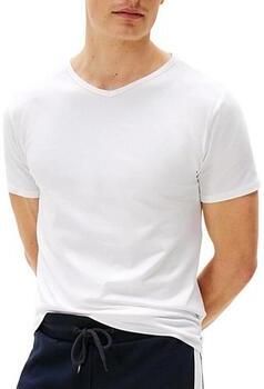 Tommy Hilfiger T-shirt met afgeronde V-hals in een set van 3 stuks - Foto 4