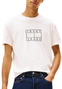 Tommy Hilfiger T-shirt Korte Mouw Tjm Reg Center Flag