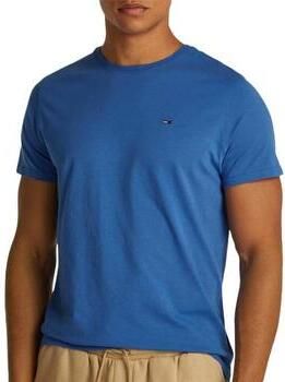 TOMMY JEANS T-shirt TJM ESSENTIAL SOLID TEE met ronde hals en subtiele logo-vlag - Foto 6