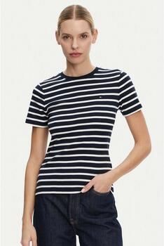 Tommy Hilfiger T-shirt SLIM CODY C-NK SS met geborduurd logo - Foto 5