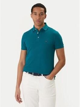 Tommy Hilfiger T-shirt MW0MW17771 SLIM POLO-L70 DEEP OCEAN