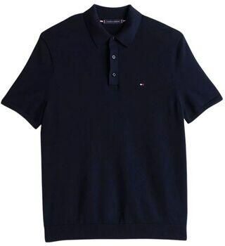 Tommy Hilfiger T-shirt MW0MW38465 INTERLOCK PLACKET-DESERT SKY