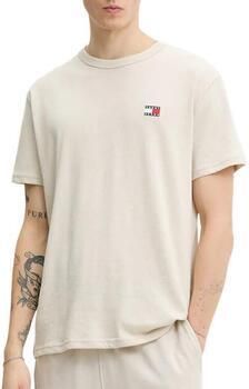 TOMMY JEANS Heren Polo's & T-shirts Tjm Reg Badge Tee Ext Gebroken Wit - Foto 5