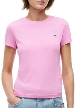 Tommy Hilfiger Slim C-Neck Shirt Dames - Foto 2