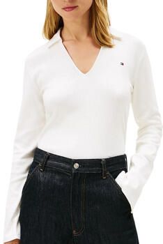 Tommy Hilfiger Slim fit shirt met lange mouwen van puur katoen met polokraag - Foto 3