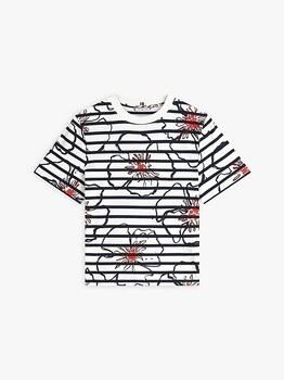 Tommy Hilfiger regular fit T-shirt model 'FLOWER GRAPHIC REG C-NK S' - Foto 3
