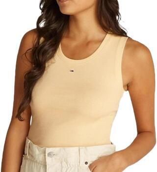 Tommy Hilfiger Essential Ribbed Flag Embroidery Slim Tanktop Dames