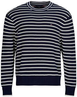 Tommy Hilfiger Gebreide trui BRETON STRUCTURE CREW NECK